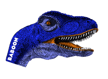 dinosaur dino Sticker by BABOON