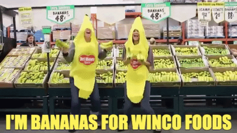 WinCoFoods giphygifmaker banana winco winco foods GIF