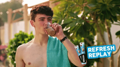 Summer Drinking GIF by NESCAFÉ Adriatic