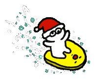 Christmas Santa Sticker