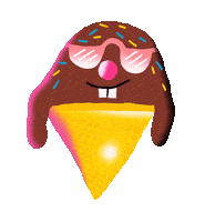 Melting Ice Cream Sticker by jon hanlan