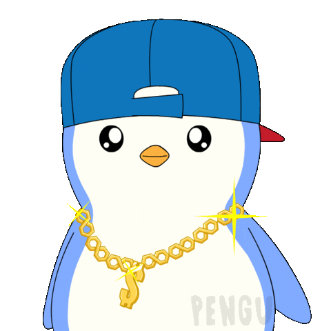 Rock Model Sticker by Pudgy Penguins