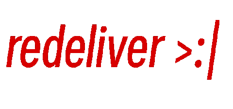 Redeliver Sticker
