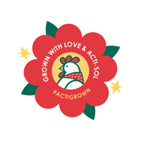 acti-sol flower gardening fertilizer organicgarden Sticker