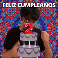 ¡Feliz 2.º cumpleaños!