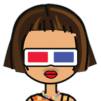 Happy Red Lips Sticker by Moxies