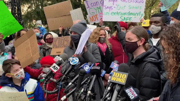 Parents Protest New School Closures at New York City Hall