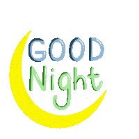 Good Night Sleeping Sticker