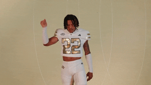 Georgia Tech Football Sport GIF by Georgia Tech Yellow Jackets