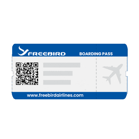 Travel Destination Sticker by Freebird Airlines