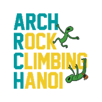 Bouldering Sticker by ARCH Rock Climbing Hanoi