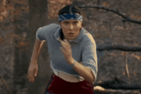 Stranger Things Running GIF