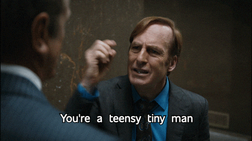 Saul Goodman Tiny Man GIF by Better Call Saul