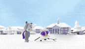 Snowman Claymation GIF by James Madison University