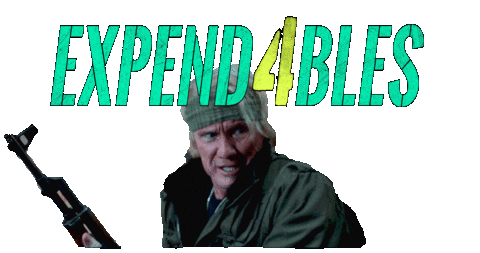 The Expendables Gunner Sticker by Lionsgate