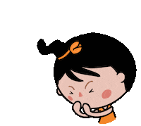 Orange Love Sticker