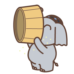 Emoji Elephant Sticker