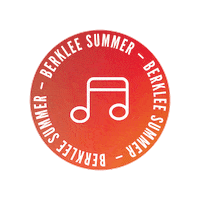 Music Note Singer Sticker by Berklee Summer Programs