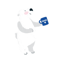 ediyacoffee ecofriendly 환경 북극곰 환경의날 Sticker