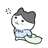 Cat Sleep Sticker by namsee