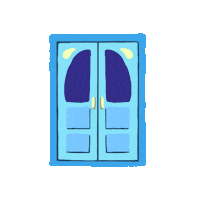 Open Door Robot Sticker