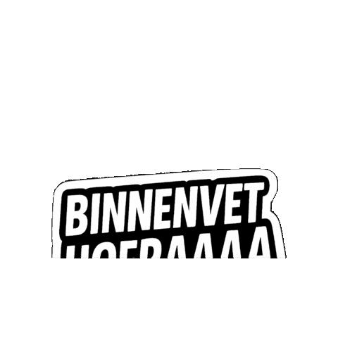 Hoera Sticker by Foei Collective