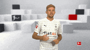 Waving Follow Me GIF by Bundesliga