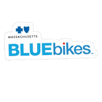 Bluebikes Sticker by Blue Cross Blue Shield of Massachusetts