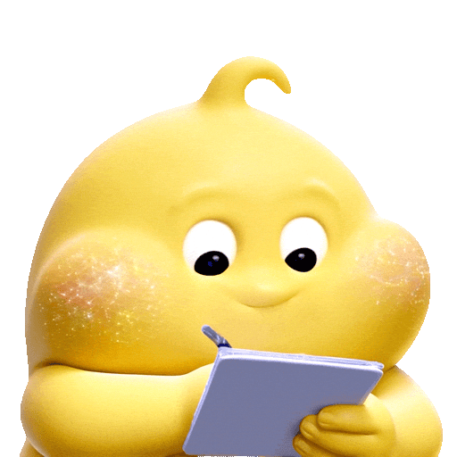 Study Learning Sticker by Butter baby