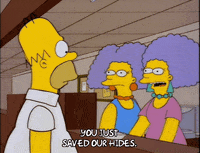 saving homer simpson GIF