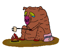 Camp Fire Love Sticker by Moving Picture Show