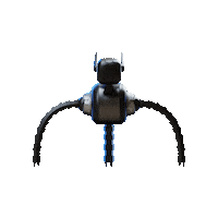 Zorans glitch trippy star wars ai Sticker