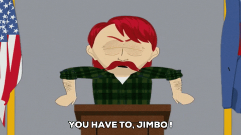 podium begging GIF by South Park 