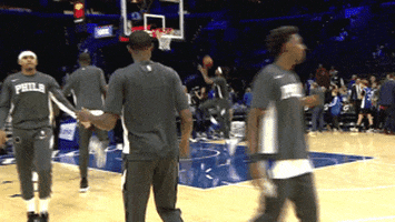 Excited Warm Up GIF by NBA