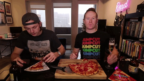 New Years Eve Pizza GIF by Number Six With Cheese