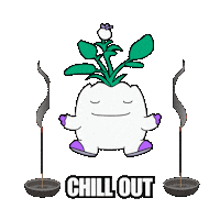 Stay Calm Mental Health Sticker by Magic Eden