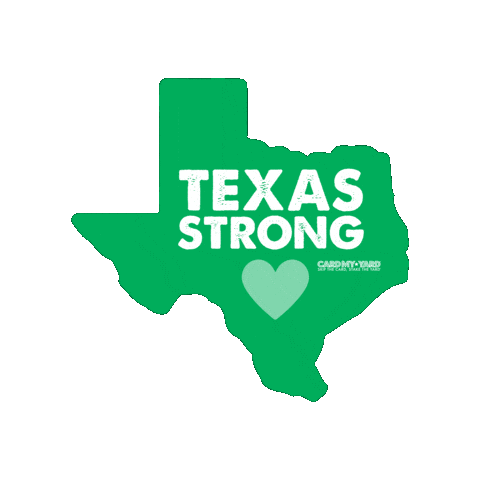 Flood Relief Texas Strong Sticker by CardMyYard