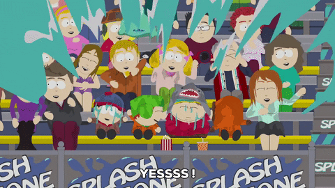 eric cartman cheer GIF by South Park 