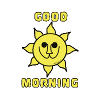 Good Morning Sun Sticker