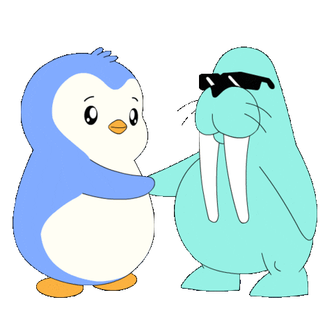 Team Penguin Sticker by Pudgy Penguins