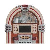 Country Music Jukebox Sticker by Mae Estes