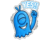 Happy Good Vibes Sticker by Momo & Tulus