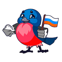 Bird Sticker by molodezhkaonf