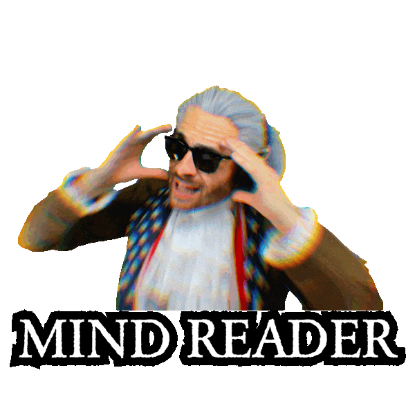Mind Reading Sticker