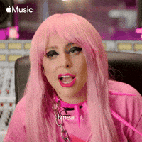 Serious Lady Gaga GIF by Apple Music