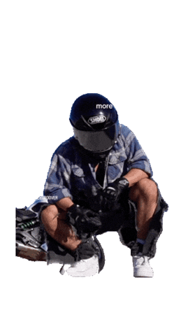 Biker Squat Sticker
