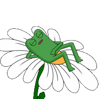 Dreaming Away Good Night Sticker by fwogs