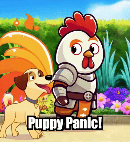 Scared Dogs GIF by Zorooster