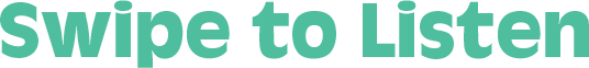 swipe to listen Sticker by CD Baby