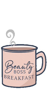 Coffee Breakfast Sticker by Beauty Boss HQ
